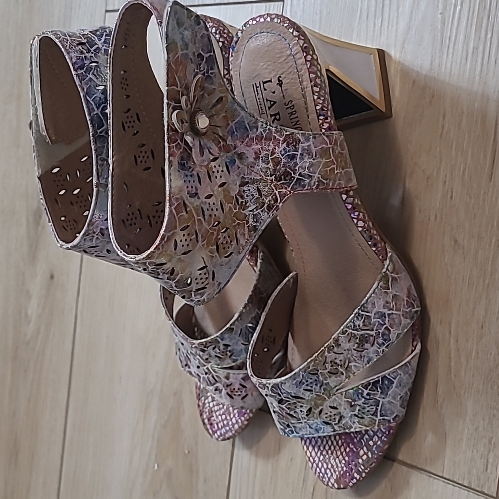 L'ATISTE Women's Sandals in Multi-Color Size 41/ 9 - Picture 5 of 14